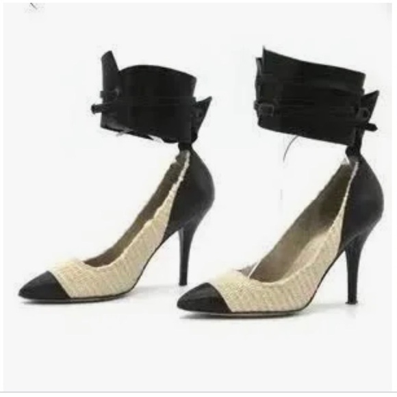 Isabel Marant Gwen Woven Pumps - Picture 2 of 2